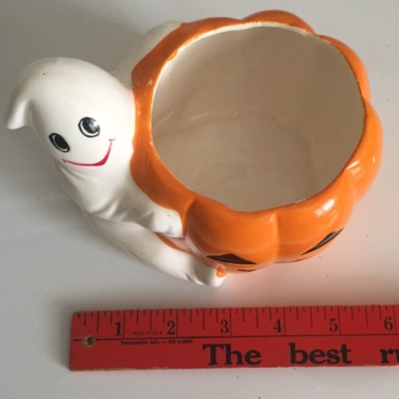 Vintage 1960's Nancy Pew Halloween Planter/Bowl - Picture 6 of 7